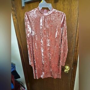 Velvet Long Sleeve Dress nwot